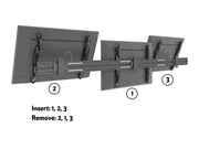 Multibrackets MBW3U Micro Adjustable M Wallmount Pro - (32"-75") Wall Mount Bracket Multibrackets