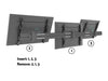 Multibrackets MBW3U Micro Adjustable M Wallmount Pro - (32"-75")