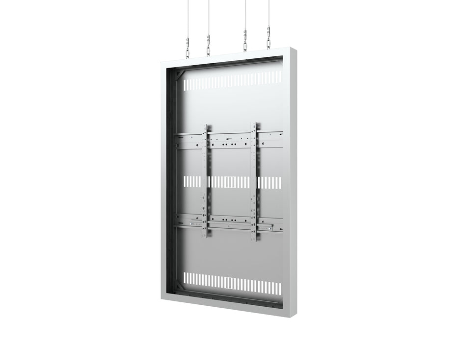 Multibrackets M Pro Series Enclosure 75" High Brightness Wire Large White Signage Display Enclosures Multibrackets