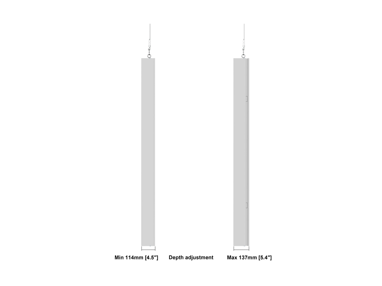 Multibrackets M Pro Series Enclosure 75" High Brightness Wire Large White Signage Display Enclosures Multibrackets