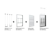Multibrackets M Pro Series Enclosure 75" High Brightness Wire Large White Signage Display Enclosures Multibrackets