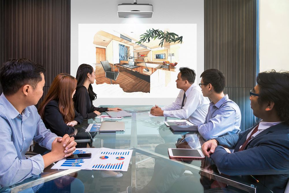 Optoma ZU500USTe WUXGA Ultra Short Throw Laser Projector - 5000 Lumens Projector Optoma