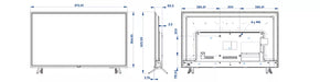 Philips 43HFL6114U/12 43" Professional TV Hotel TV Philips