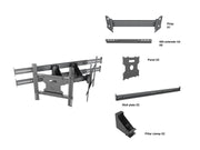 Multibrackets M Store Shelf Mount Pro Dual - (50"-55") Wall Mount Bracket Multibrackets
