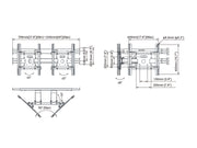 Multibrackets M Store Shelf Mount Pro Dual - (50"-55") Wall Mount Bracket Multibrackets