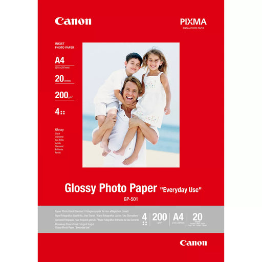 Canon GP-501 Glossy Photo Paper A4 - 20 Sheets