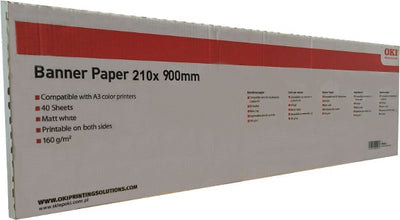 OKI 09004651 Large Format Media Printer Paper | A4 - A3 Paper & Photo Paper OKI