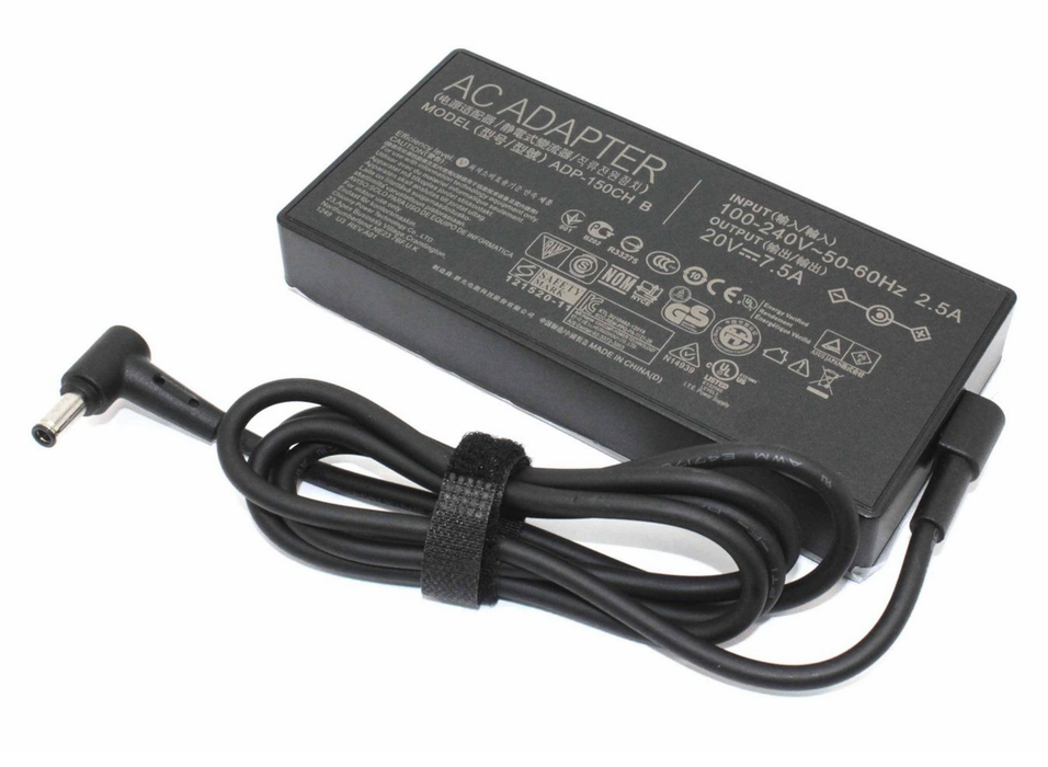 Asus 150W 20V 3-Pin AC Adapter 6.0mm for ROG Laptops Power Adapters & Inverters Asus