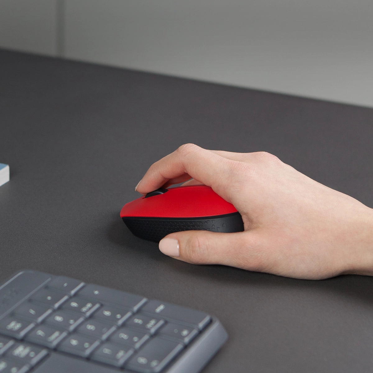 Logitech M171 1000dpi 3-Button Wireless Optical Computer Mouse (Red) | 910-004641 Keyboard & Mouse Logitech