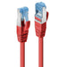 Lindy 1.5m CAT6a S/FTP LS0H Snagless Gigabit Network Cable, Red | 47163 Network Cable Lindy