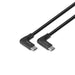 Lindy 1.5m USB 3.2 Right-Angled USB-C to Right-Angled USB-C Cable, 10Gbps | 32024 USB-C Cable Lindy