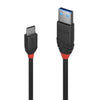 Lindy 1.5m USB 3.2 Type A to C Cable, 10Gbps, Black Line | 36917