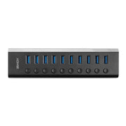 Lindy 10 Port USB 3.0 Hub with On/Off Switches | 43370 USB Hub & Docking Station Lindy