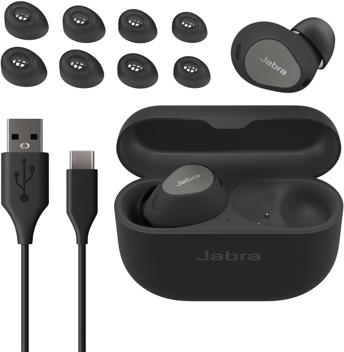 Jabra Elite 10 Titanium Black Earbuds | 100-99280900-99