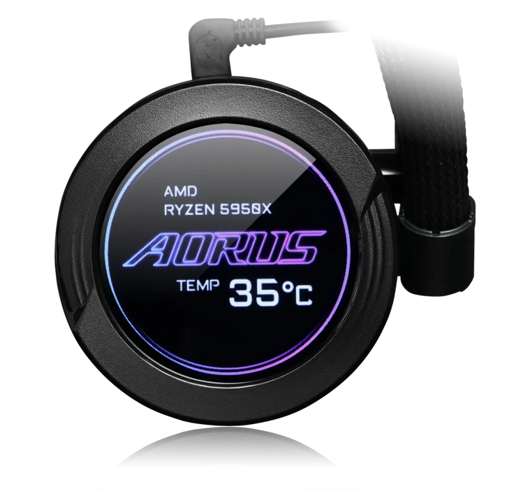 Gigabyte 122721 AORUS Waterforce X 280 Liquid CPU Cooler Graphics Cards Graphics Card Gigabyte