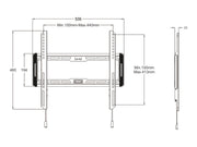 Multibrackets 32" - 65" Universal Fixed Medium Wall Mount | 7350073731008 Wall Mount Bracket Multibrackets
