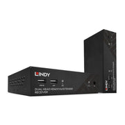 Lindy 100m Cat.6 Dual Head HDMI, USB & RS-232 Extender | 39374 AV Extender Lindy