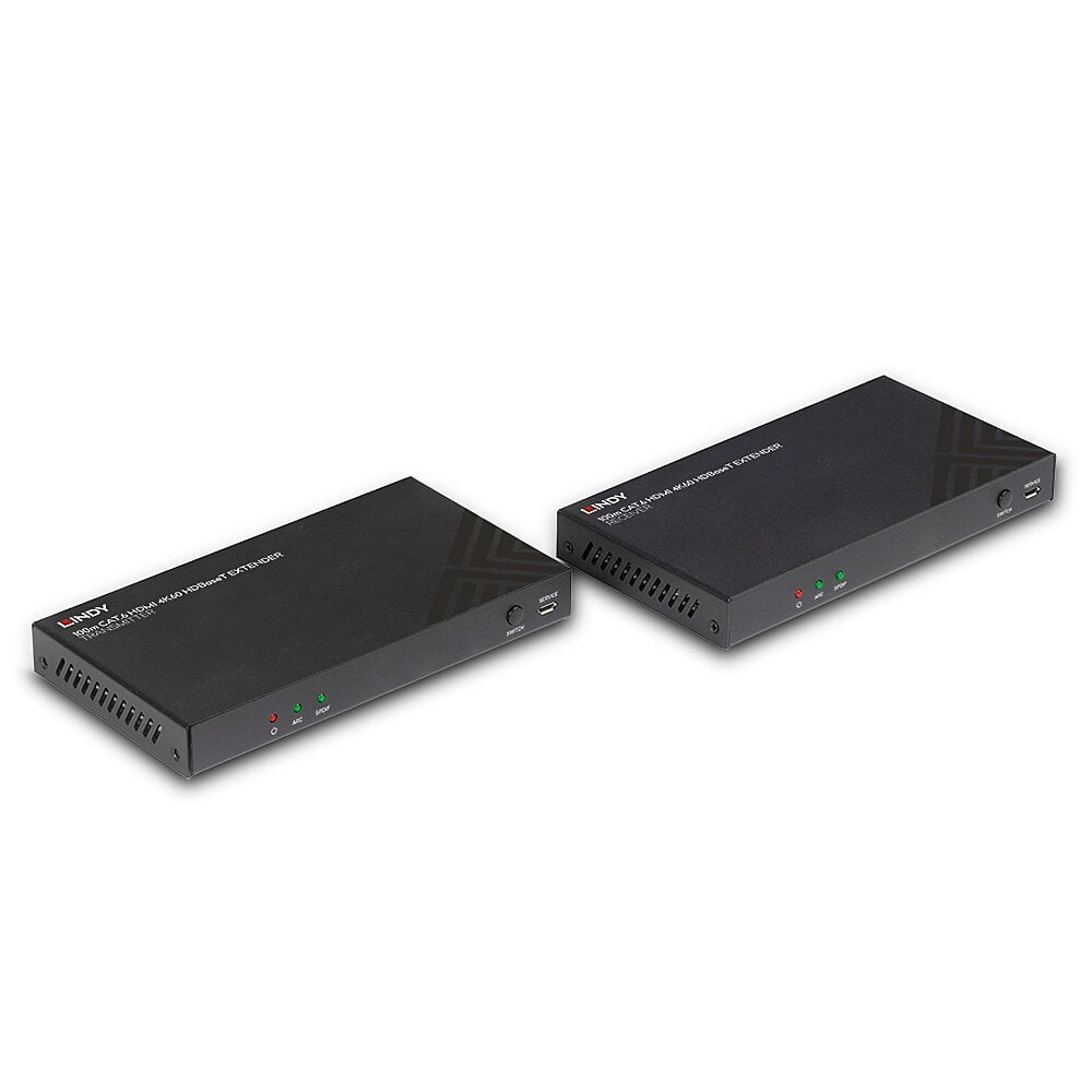 Lindy 100m Cat6 HDMI IR & RS-232 HDBaseT Extender | 38340 AV Extender Lindy