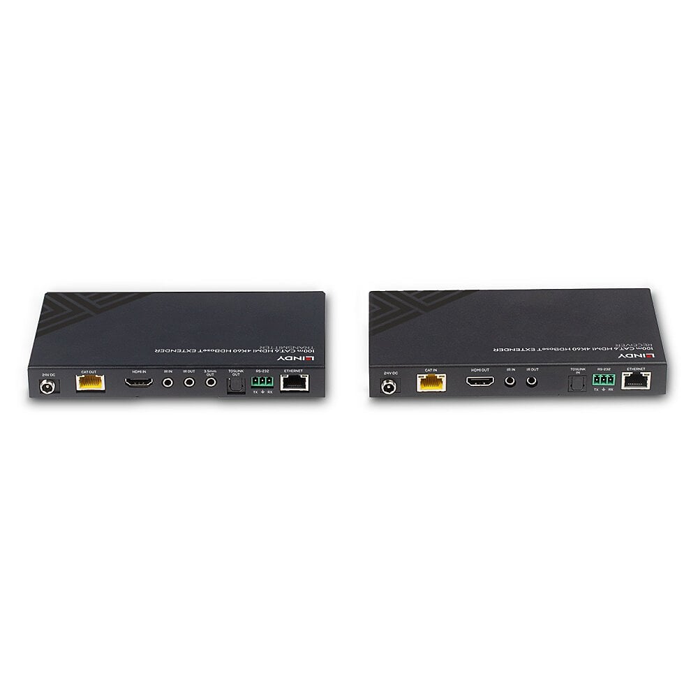 Lindy 100m Cat6 HDMI IR & RS-232 HDBaseT Extender | 38340 AV Extender Lindy