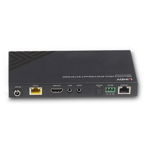 Lindy 100m Cat.6 HDMI 4K60, Audio, IR & RS-232 HDBaseT Receiver | 38342