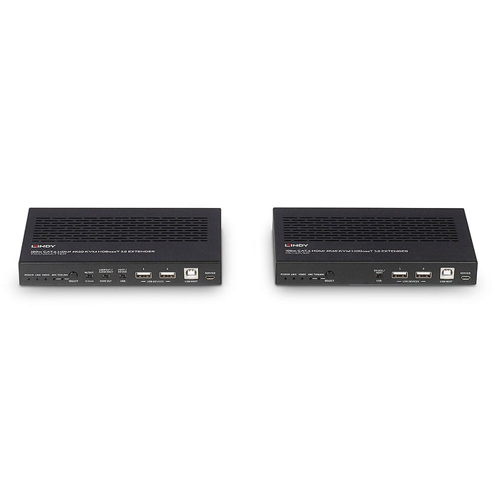 Lindy 100m Cat.6A HDMI 4K60, Audio, IR & RS-232 HDBaseT 3.0 KVM Extender | 38344