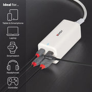 Lindy 100W 4-Port USB Type A & C GaN Charger | 73441 Power & Charging Lindy