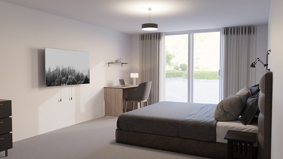 Multibrackets 40" - 86" Black Slim Large Display Wall Mount | 7350073731015 Wall Mount Bracket Multibrackets