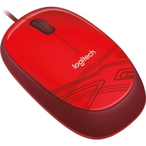 Logitech M105 USB Optical Red Mouse | 910-002945 Keyboard & Mouse Logitech