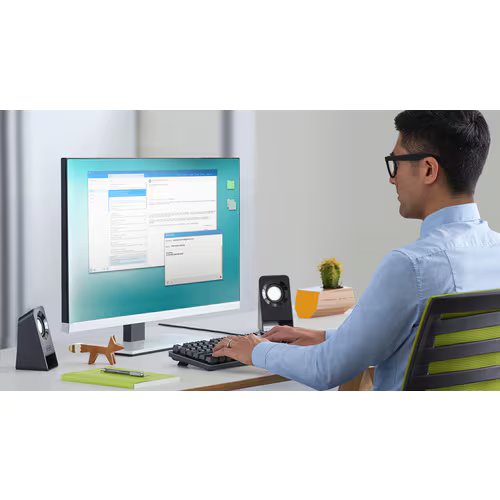Logitech Compact Z213 2.1 Speaker System, 7W RMS | 980-000943 Speaker Logitech