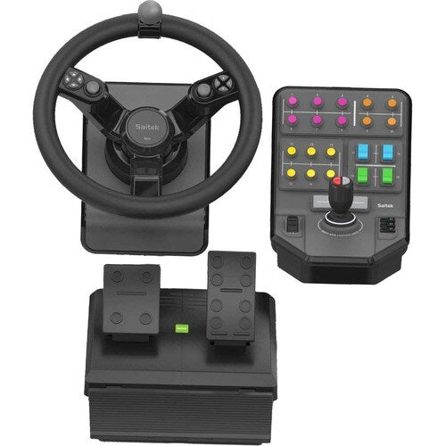 Logitech Saitek Gaming Control Panel/Steering Wheel/Pedal