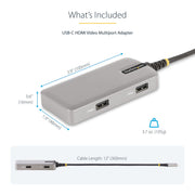 StarTech USB-C 5-in-1 Multi-port Adapter - 103B-USBC-MULTIPORT Adapter / Converter Startech