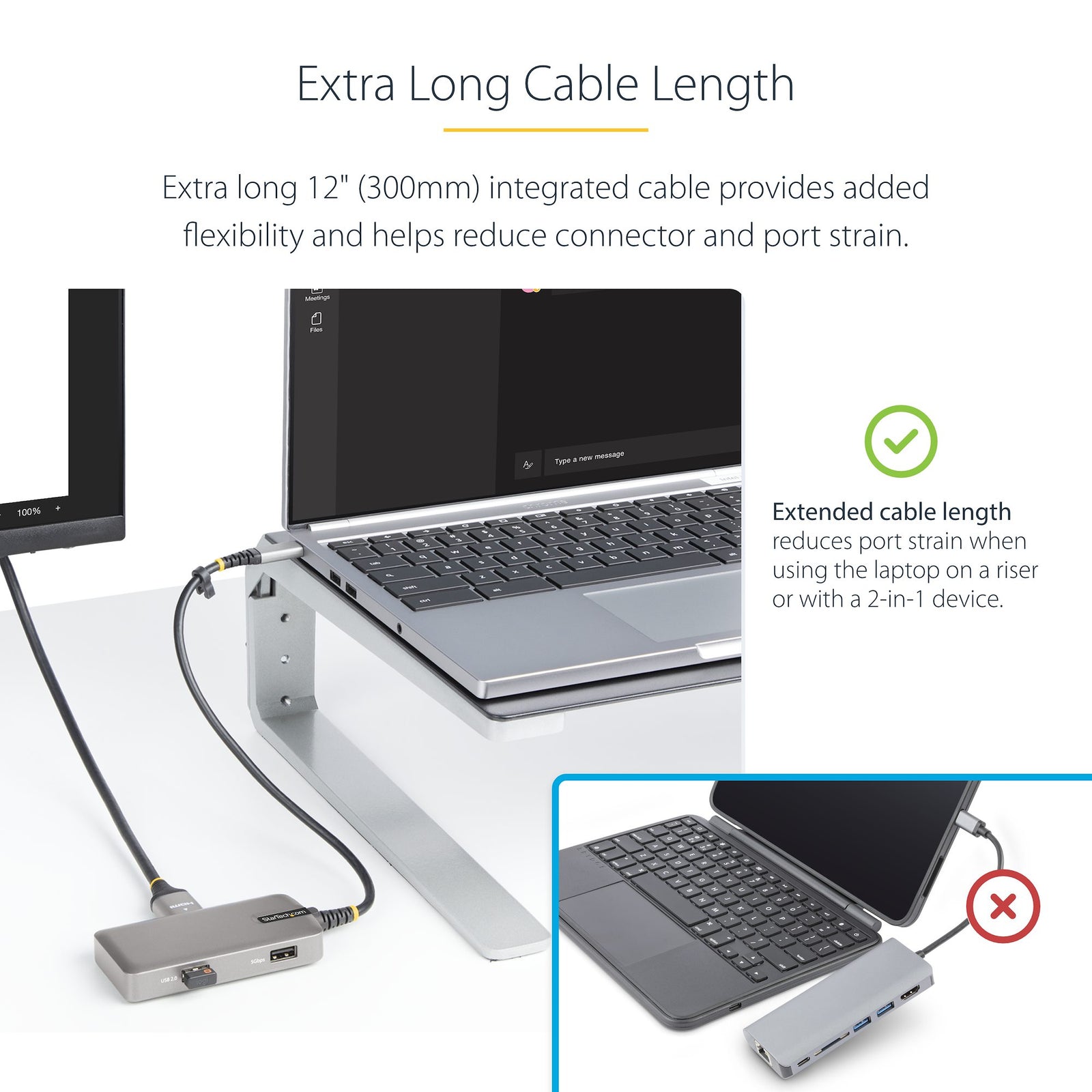 StarTech USB-C 5-in-1 Multi-port Adapter - 103B-USBC-MULTIPORT Adapter / Converter Startech