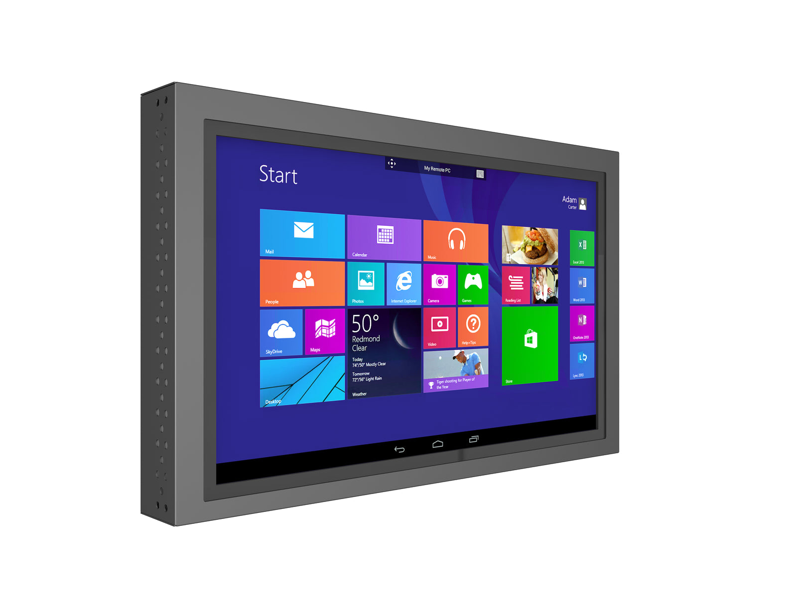 Multibrackets M Pro Series Enclosure LG22SM3G Black Signage Display Enclosures Multibrackets