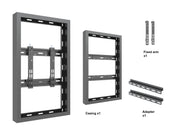 Multibrackets M Pro Series Enclosure 32" Wall Small Black Signage Display Enclosures Multibrackets