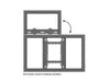 Multibrackets M Pro Series Enclosure 32" Wall Small Black Signage Display Enclosures Multibrackets