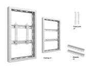 Multibrackets M Pro Series Enclosure 32" Wall Small White Signage Display Enclosures Multibrackets