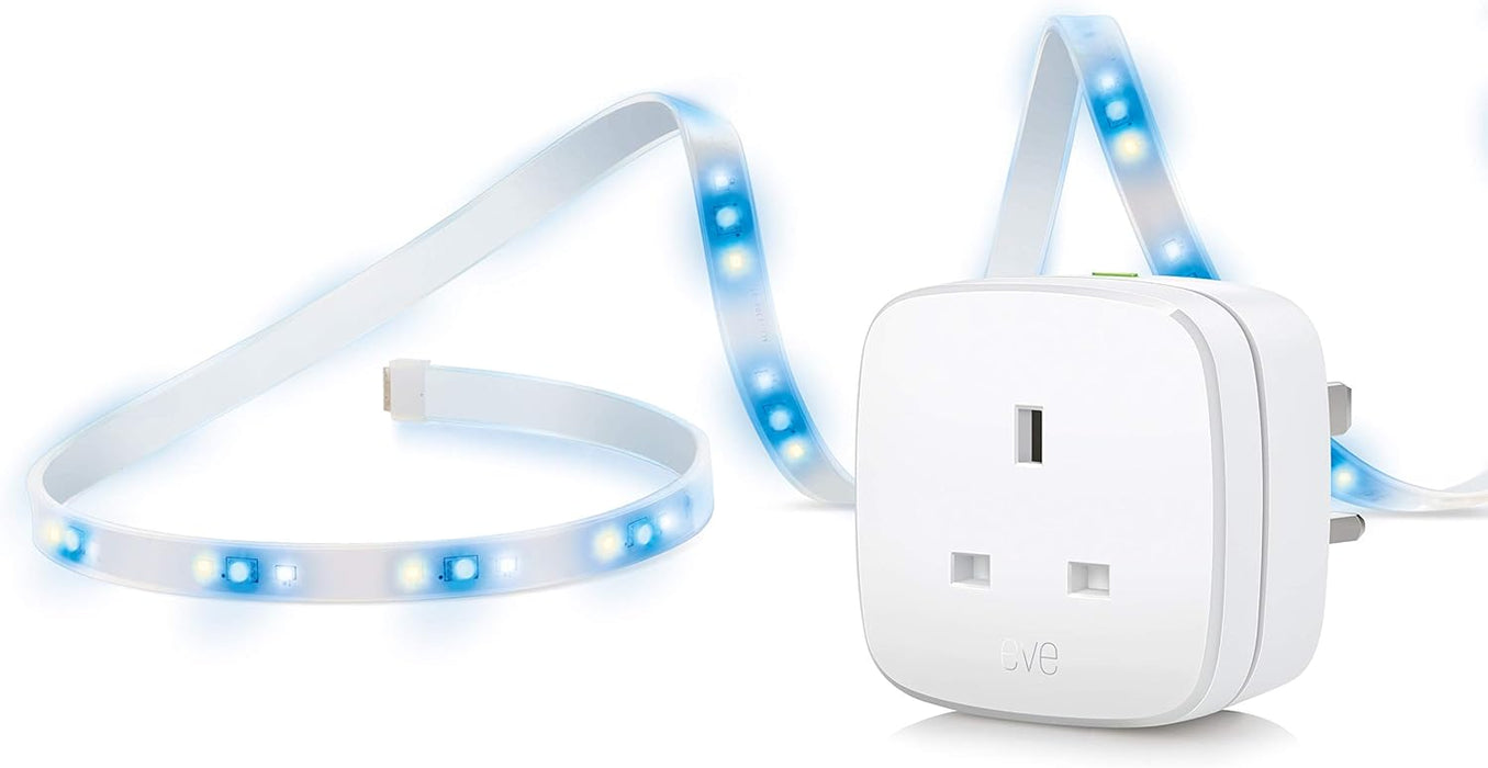 Eve 10BAE1101 Movie Night UK Adaptive Lighting - Smart LED Strip and Smart Plug