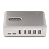 StarTech 10G5A2CS-USB-C-HUB 7-Port USB-C Hub - 5x USB-A + 2x USB-C - Self-Powered w/65W Power Supply - USB 3.1 10Gbps