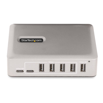 StarTech 10G5A2CS-USB-C-HUB 7-Port USB-C Hub - 5x USB-A + 2x USB-C - Self-Powered w/65W Power Supply - USB 3.1 10Gbps Startech USB Hubs Startech