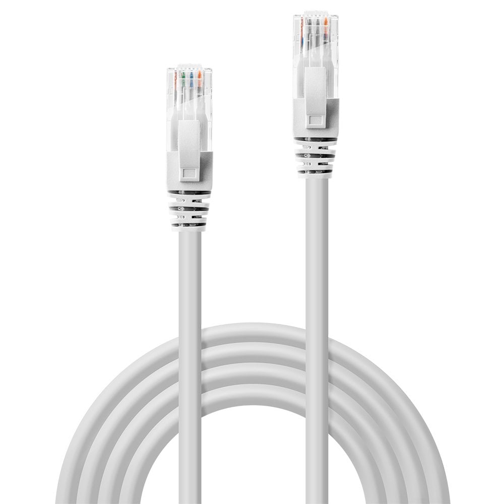 Lindy 10m Cat.6 U/UTP Network Cable, White | 48097 LAN / Ethernet Cable Lindy