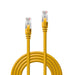 Lindy 10m CAT6a S/FTP LS0H Snagless Gigabit Network Cable, Yellow | 47868 Network Cable Lindy