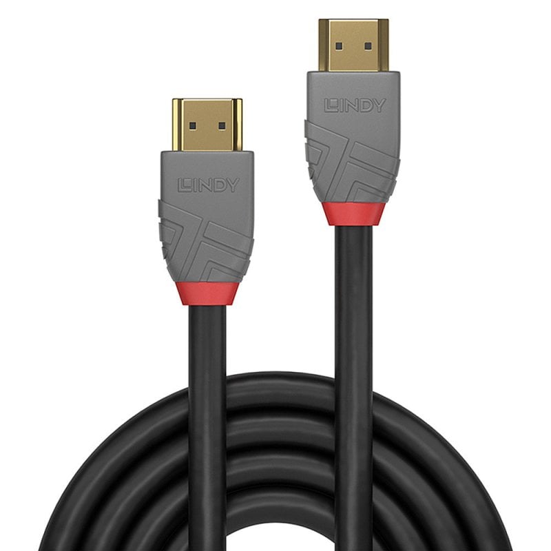Lindy 10m Standard HDMI Cable, Anthra Line | 36967 HDMI Cable Lindy