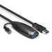 Lindy 10m USB 3.0 Active Extension | 43156 USB Cable Lindy
