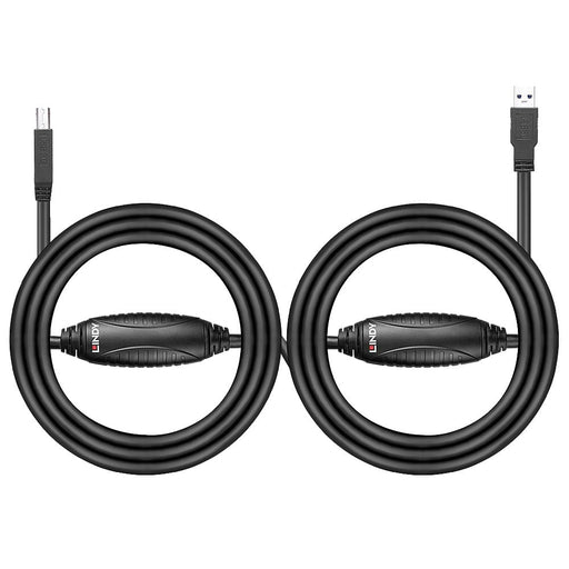 Lindy 10m USB 3.2 5Gbps Type A to B Active Cable | 43098 USB Cable Lindy