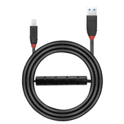 Lindy 10m USB 3.2 5Gbps Type A to B Slimline Active Cable | 43227 USB Cable Lindy