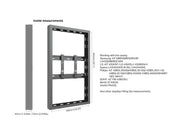 Multibrackets M Pro Series Enclosure 43" Wall Small Black Signage Display Enclosures Multibrackets