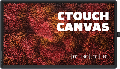 CTouch Canvas 11052565 65” 4K UHD Interactive Touchscreen Display CTouch Digital Signage CTouch
