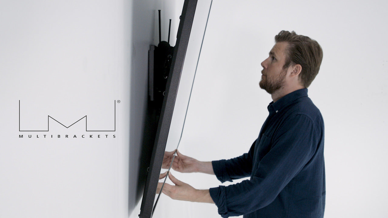Multibrackets 63" - 110" Universal Ultra Thin Tilt Wall Mount | 7350073731107 Wall Mount Bracket Multibrackets