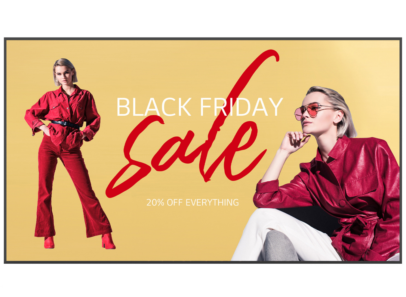 110" Commercial Displays