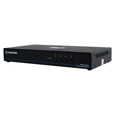 Black Box Secure KVM Switch, DVI-I , 4-Port, NIAP 3.0 (Single Head) | SS4P-SH-DVI-U Black Box KVM Switch Black Box